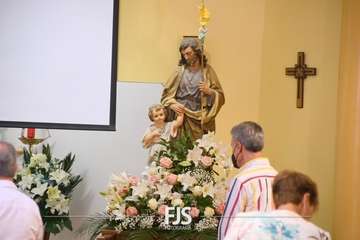 El Goro despide sus fiestas patronales con la procesión de la patrona/TA y Francisco Javier Santana.